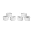Kit 6 Ramekin Médio Porcelana Potinho 140 ML Kit 6 Ramekin Médio Porcelana Potinho 140 ML