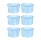 Kit 6 Ramekins/ Molheiras/ Porta Patê Branco De Porcelana 100 ml Kit 6 Ramekins/ Molheiras/ Porta Patê Branco De Porcelana 100 ml