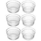 Kit 6 Ramequins de Vidro Molheira 150ml Molho Suflê Temperos Acompanhamento Sushi Lyor Kit 6 Ramequins de Vidro Molheira 150ml Molho Suflê Temperos Acompanhamento Sushi Lyor