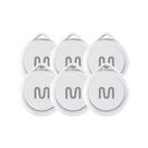 Kit 6 Rastreadores Bluetooth Multi MTag Branco - TAG01K4
