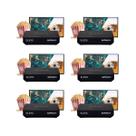 Kit 6 receptores de tv via satelite elsys sat hd - satmax6