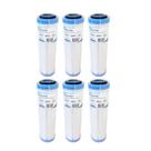 Kit 6 Refil Filtro Água 9.3/4 Plissado Lavável Caixa D'água