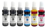 KIT 6 REFIL T664 corante sendo 3 BLACK, 1 CYAN, 1 YELLON, 1 MAGENTA PARA EQUIPAMENTOS L6190 L6580 L6490 KIT 6 REFIL T664 corante sendo 3 BLACK, 1 CYAN, 1 YELLON, 1 MAGENTA PARA EQUIPAMENTOS L6190 L6580 L6490