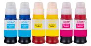 Kit 6 Refil Tinta Compatível Canon G6010 G7010 Gm2010 Gm4010