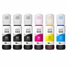 Kit 6 refil tinta de uso t544 p/l3110 l3250 l3150 l3210 b m c y original