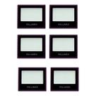 Kit 6 Refletor Inlumix Led TR Slim 100W 6500K Preto Bivolt