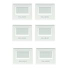 Kit 6 Refletor Inlumix Led TR Slim 50W 6500K Branco Bivolt