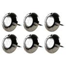 Kit 6 Refletor Led Inox RGB 9W Para Piscina Luxpool
