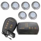 Kit 6 Refletor LED Piscina RGB 9W Inox + Central Compacta. Kit 6 Refletor LED Piscina RGB 9W Inox + Central Compacta.
