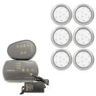 Kit 6 Refletor LED Piscina RGB 9W Inox + Central Compacta Kit 6 Refletor LED Piscina RGB 9W Inox + Central Compacta