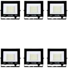 Kit 6 Refletores Holofote 50w Prova d'água 4500lm Volter Kit 6 Refletores Holofote 50w Prova d'água 4500lm Volter