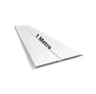 Kit/ 6 reguas de pvc branco gelo 1metro Kit/ 6 reguas de pvc branco gelo 1metro