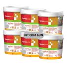 Kit 6 Rejunte Acrilico Ligamax GOLD 1KG Cinza