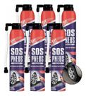 Kit 6 Reparador de Pneus Instantâneo GT Premium 400ml GT2000