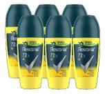 kit 6 Rexona Desodorante Roll On Men V8 50ml