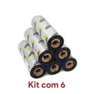 Kit 6 Ribbon 110X74 Cera/Resina Ext VRM-128 - PREMIUM