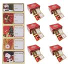 Kit 6 Rolos De Adesivos Natalino De Para 5,8x3,2 Feliz Natal