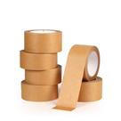Kit 6 rolos fita adesiva kraft crepe papel crepado extra forte 50m larga 50cm marrom caixa embalagem ecommerce