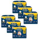 Kit 6 Roupas Íntima Bigfral Pants Derma Plus P/M com 16un cada