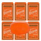 Kit 6 Sabonete Granado Extrato de Amêndoa Doce Glicerina Vegetal Natural em Barra 90g