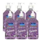 Kit 6 Sabonete Líquido Mãos e Corpo Lavanda Nupill 500ml