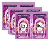kit 6 Sabonete Líquido Refil Flor De Ypê Frésia E Pêssego 200ml