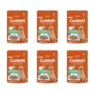 Kit 6 Sachê GoldeN Gourmet Cães Porte Médio Frango - 85G