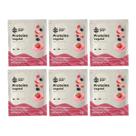 Kit 6 Sache Proteina Vegetal 21g Proteina Frutas Vermelhas Vegano 30g Ocean Drop