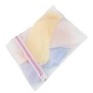 Kit 6 Saco Para Lavar Roupas Delicadas Com Zíper 30x40 Cm