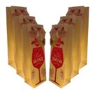 Kit 6 Sacolas Garrafa Vinho Champagne - Taça Vermelha