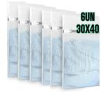 Kit 6 Sacos de Lavar 30x40 Roupas Delicadas Saquinhos Lingerie Lavanderia Lavagem