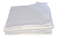 Kit 6 Sacos De Pano De Chão Alvejado Multiuso Para Limpeza Tamanho SG