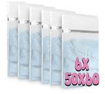 Kit 6 Sacos para Lavadora Roupas Delicadas 50x60 Saquinhos Lingerie Lavanderia Lavagem