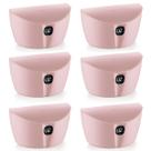 Kit 6 Saleiros com Tampa Porta Sal Cozinha 500ml Plástico UZ