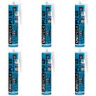 Kit 6 Selantes PU40 Unipega 360g Multiuso Vedação Branco Kit 6 Selantes PU40 Unipega 360g Multiuso Vedação Branco