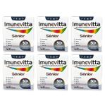 Kit 6 Sênior 50+ Imunevitta 23 Nutrientes 60 Caps. Kit 6 Sênior 50+ Imunevitta 23 Nutrientes 60 Caps.