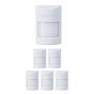 Kit 6 Sensores Infra Com Fio Pet Immunity 20 Kg IVP 1000 PET Intelbras