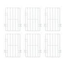Kit - 6 Separadores Cesto Nextgen Branco - Metalfrio