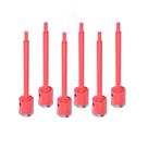 Kit 6 Serra Copo Diamantada Haste Furadeira 53mm Diametalic