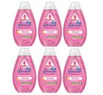 Kit 6 Shampoo Kids Gotas De Brilho 400 ml - Johnson's