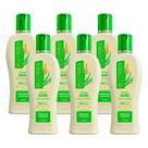 Kit 6 Shampoo para Cabelo Cacheado Babosa e Macadâmia Cachos Bio Extratus 250ml