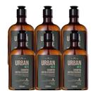 Kit 6 Shampoo para Cabelo Oleoso Antioleosidade Masculino 240ml Urban Men Farmaervas