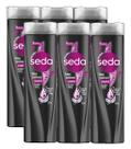 kit 6 Shampoo Seda Pretos Luminosos 325ml
