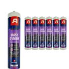 Kit 6 Silicone Branco Base Da Água Autofix