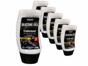Kit 6 Silicone Gel Painel Bucas Perfumado Tradicional 200G