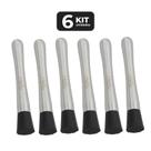 Kit 6 socador macerador inox profissional Kit 6 socador macerador inox profissional