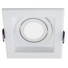 kit 6 Spot Recuado Embutir Conecta Bella Iluminação Gu10 Mr11 Branco Ns7351B St609