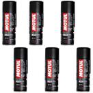 Kit 6 Sprays Lubrificante de Correntes Motos Street Rua Motoboy Urbano Motul C2+ Plus Chain Lube