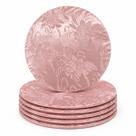 Kit 6 Suplat MDF 35cm e 6 Capa Cetim Jaguard Rosa Claro Kit 6 Suplat MDF 35cm e 6 Capa Cetim Jaguard Rosa Claro