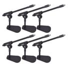Kit 6 Suporte Microfone Mesa Bumbo Amplificador Metal IBOX